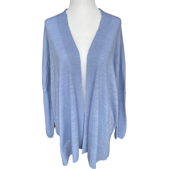 LOFT Textured Open Poncho Cardigan Sweater Blue
Periwinkle Hydrangea Blue XS NWT - Picture 2 of 9